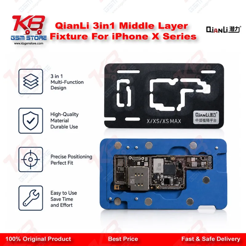 QianLi 3in1 Middle Layer Fixture For iPhone X Series