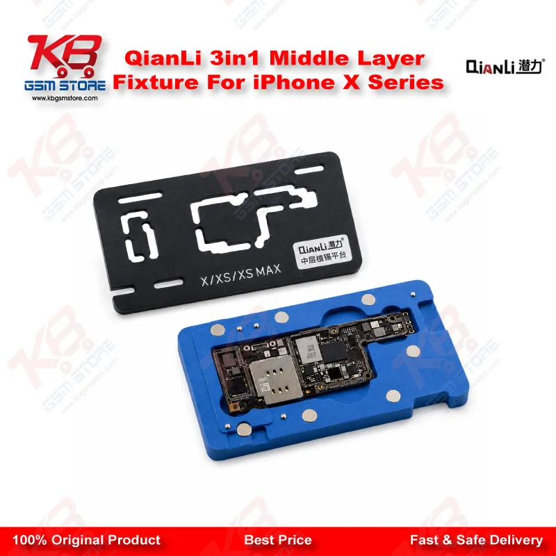 QianLi 3in1 Middle Layer Fixture For iPhone X Series