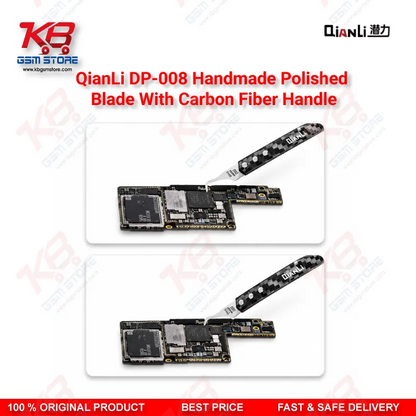 QianLi DP-008 Hand Polished Glue Removal Blade with Carbon Fiber Handle – Motherboard Repair Knife