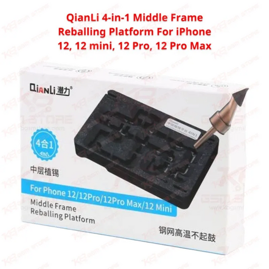 QianLi 4-in-1 Middle Frame Reballing Platform For iPhone 12, 12 mini, 12 Pro, 12 Pro Max