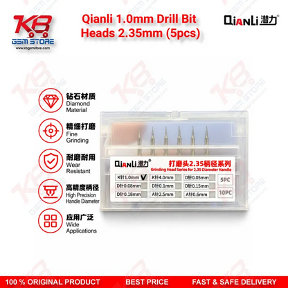 Qianli 1.0mm Drill Bit Heads 2.35mm (5pcs) for Grinding Pen