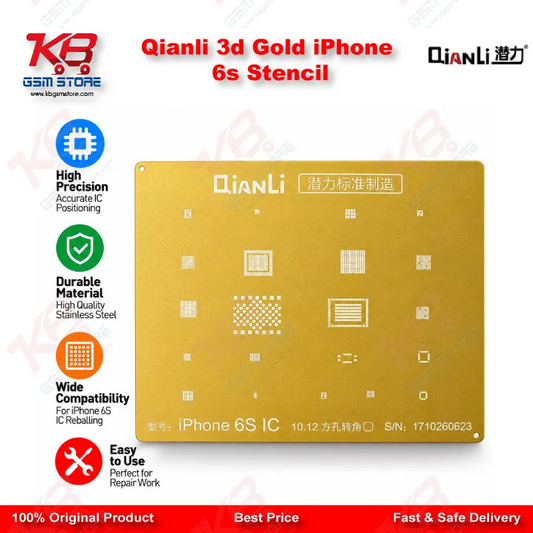 Qianli 3d Gold iPhone 6s Stencil