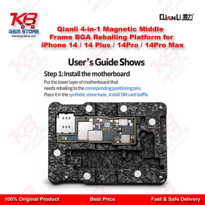 Qianli 4-in-1 Magnetic Middle Frame BGA Reballing Platform