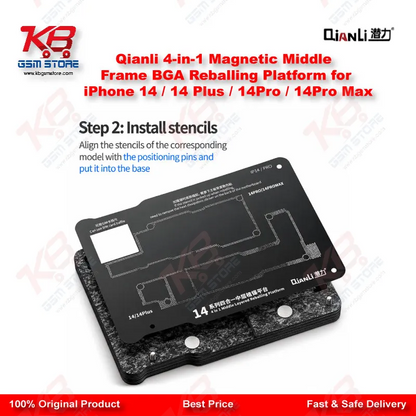 Qianli 4-in-1 Magnetic Middle Frame BGA Reballing Platform