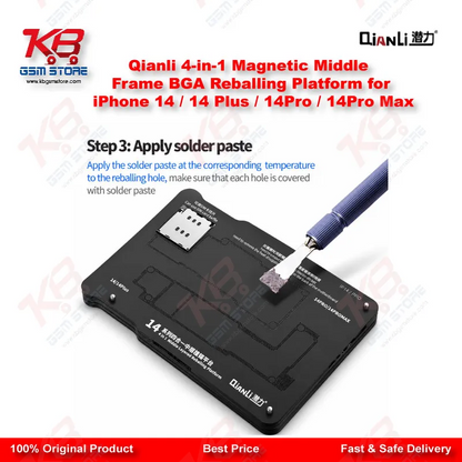 Qianli 4-in-1 Magnetic Middle Frame BGA Reballing Platform