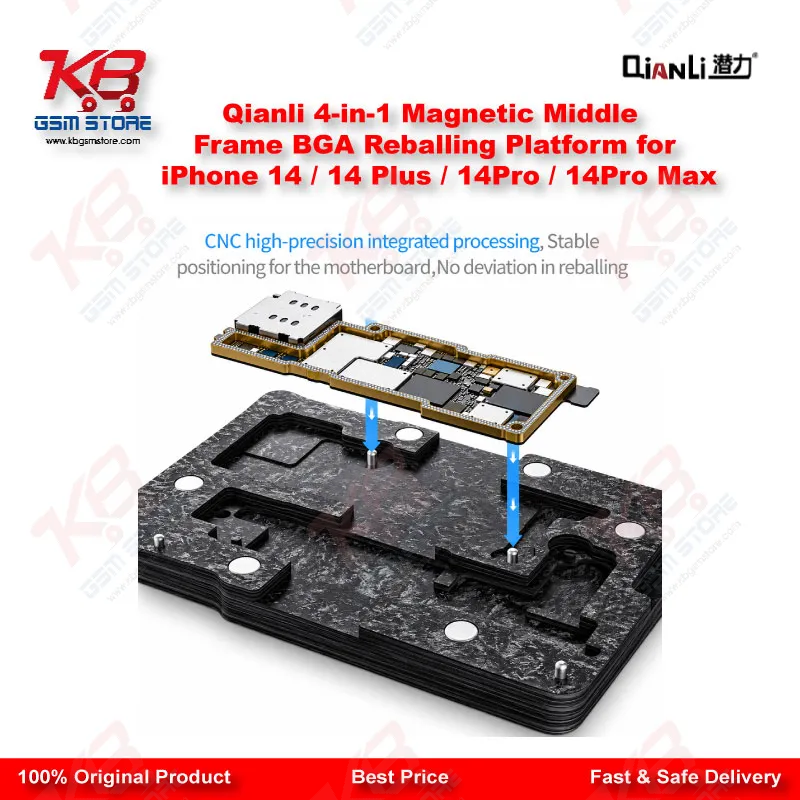 Qianli 4-in-1 Magnetic Middle Frame BGA Reballing Platform