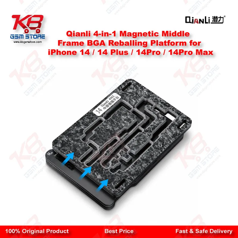 Qianli 4-in-1 Magnetic Middle Frame BGA Reballing Platform