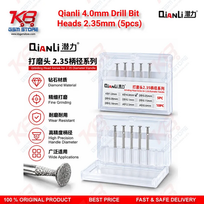 Qianli 4.0mm Drill Bit Heads 2.35mm (5pcs) for Grinding Pen