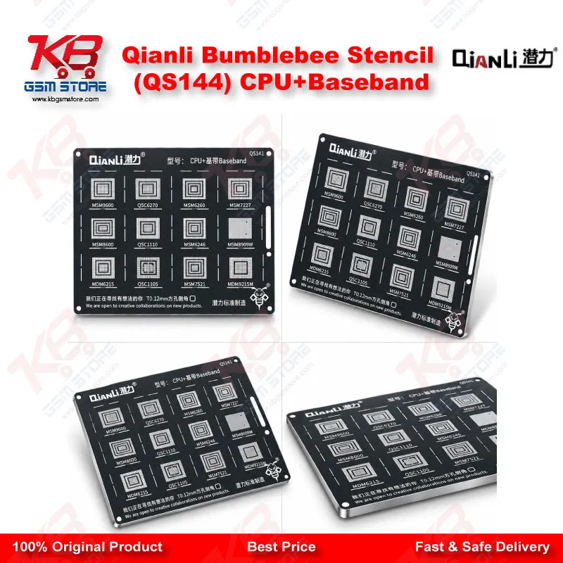 Qianli Bumblebee Stencil (QS144) CPU+Baseband