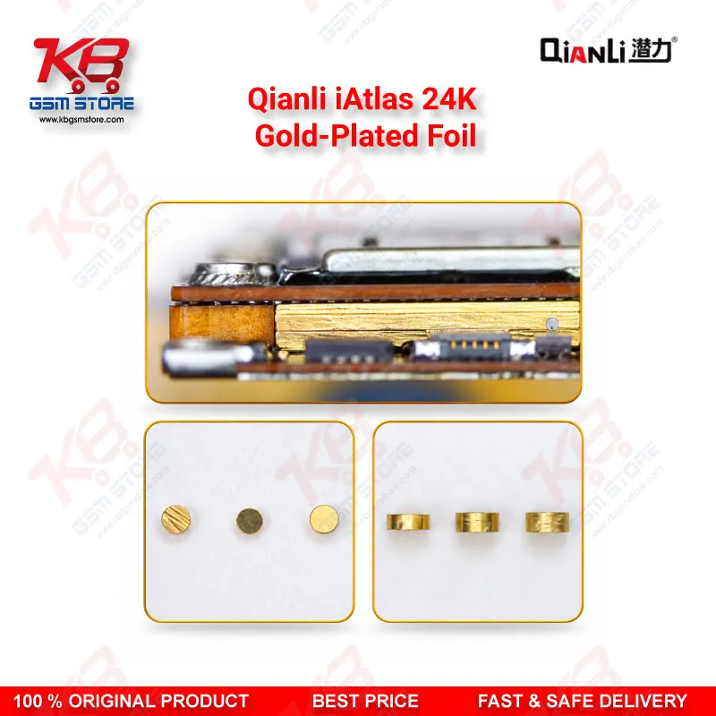 Qianli iAtlas 24K Gold-Plated Foil – Explosion-Proof Reballing Support Gasket for Motherboard Middle Frame & Chip Soldering