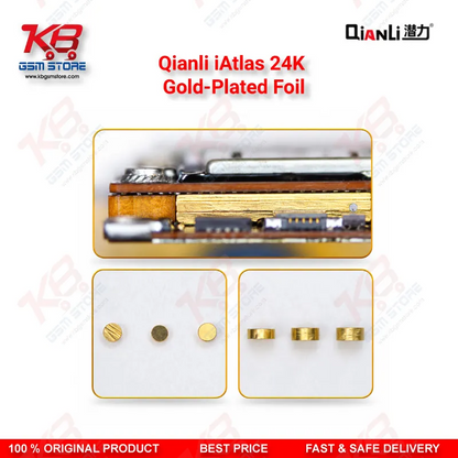 Qianli iAtlas 24K Gold-Plated Foil – Explosion-Proof Reballing Support Gasket for Motherboard Middle Frame & Chip Soldering