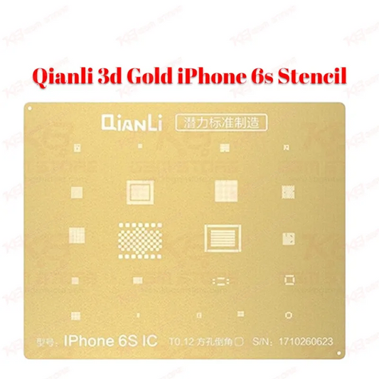 Qianli 3d Gold iPhone 6s Stencil