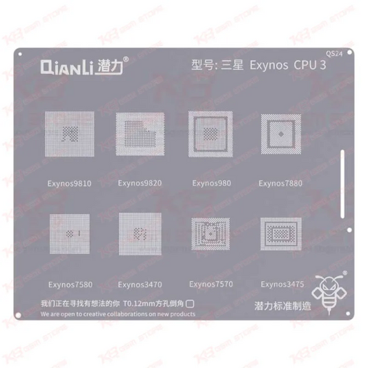 Qianli Bumblebee Stencil (QS24) Samsung Exynos CPU3