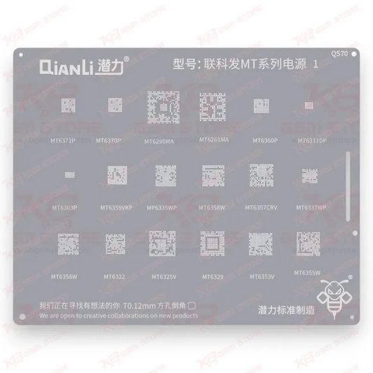 Qianli Bumblebee Stencil (QS70) MTK MT Power Series 1