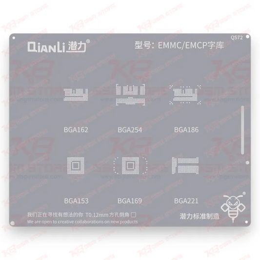 Qianli Bumblebee Stencil (QS72) EMMC/EMCP