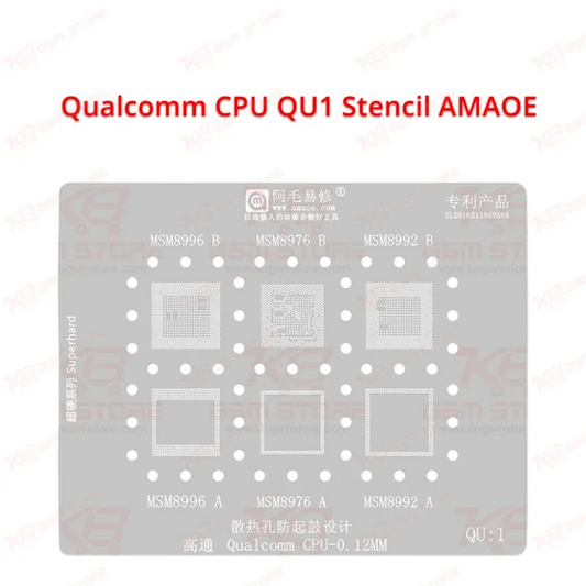 Qualcomm CPU QU1 Stencil AMAOE