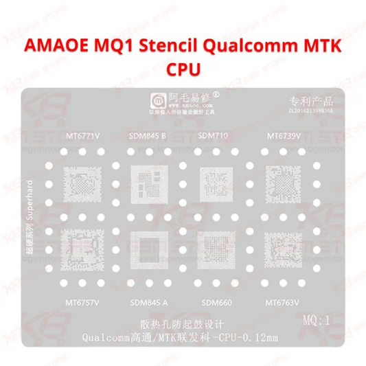 Qualcomm/MTK CPU MQ1 AMAOE Stencil