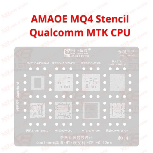 Qualcomm/MTK CPU MQ4 Stencil AMAOE