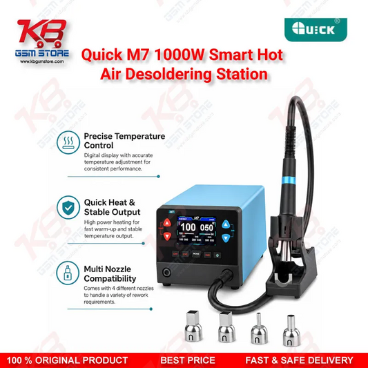Quick M7 1000W Smart Hot Air Desoldering Station