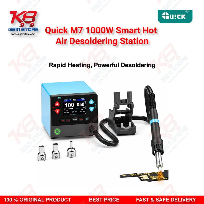 Quick M7 1000W Smart Hot Air Desoldering Station