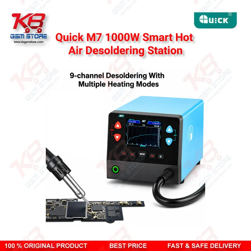 Quick M7 1000W Smart Hot Air Desoldering Station