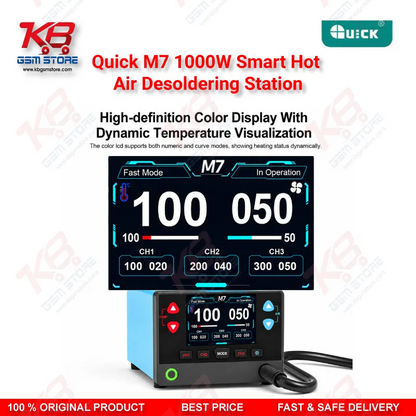 Quick M7 1000W Smart Hot Air Desoldering Station