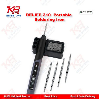 RELIFE RL-210 Portable Soldering Iron 60W OLED Display for Mobile Repair