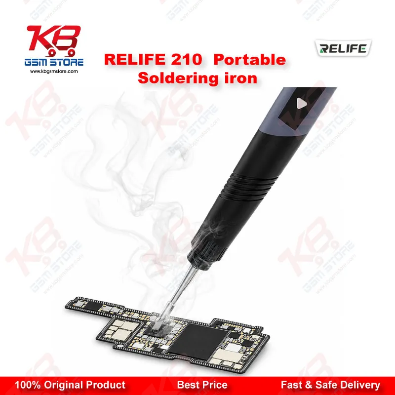RELIFE RL-210 Portable Soldering Iron 60W OLED Display for Mobile Repair