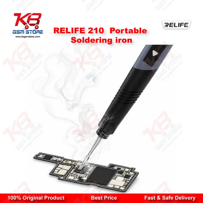 RELIFE RL-210 Portable Soldering Iron 60W OLED Display for Mobile Repair