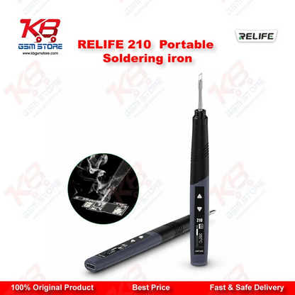 RELIFE RL-210 Portable Soldering Iron 60W OLED Display for Mobile Repair