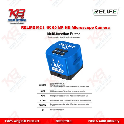 Relife MC1 4K HD Microscope Camera