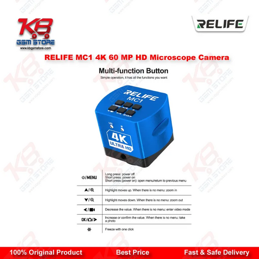 Relife MC1 4K HD Microscope Camera