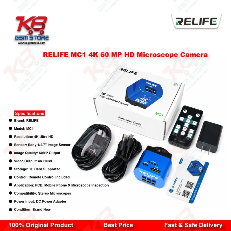 Relife MC1 4K HD Microscope Camera