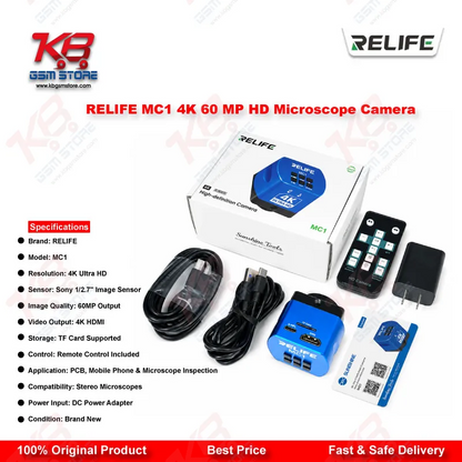 Relife MC1 4K HD Microscope Camera