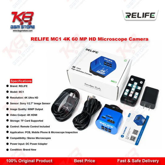 Relife MC1 4K HD Microscope Camera