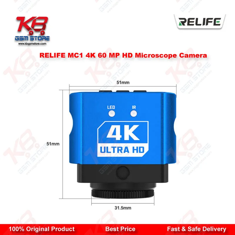 Relife MC1 4K HD Microscope Camera