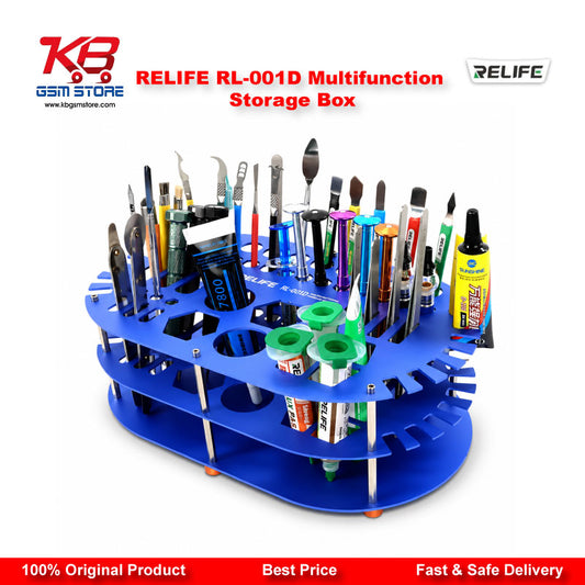 RELIFE RL-001D Multifunction Stainless Steel Storage Box for Mobile Repair Tools