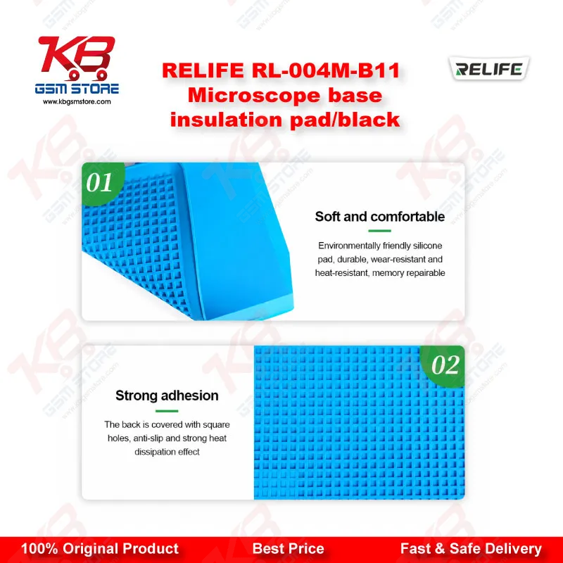 RELIFE RL-004M-B11 Silicone Heat Insulation Pad for Microscope Base