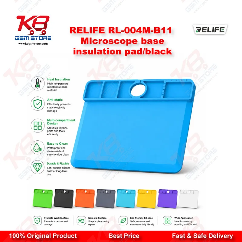 RELIFE RL-004M-B11 Silicone Heat Insulation Pad for Microscope Base