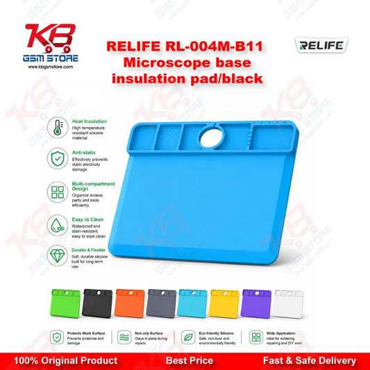 RELIFE RL-004M-B11 Silicone Heat Insulation Pad for Microscope Base