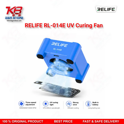 RELIFE RL-014E UV Curing Fan – 3-in-1 UV Curing, Smoke Exhaust & Cooling Tool