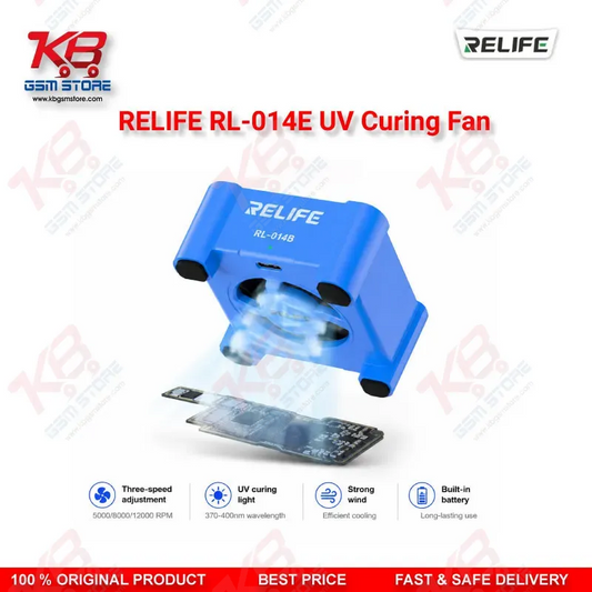 RELIFE RL-014E UV Curing Fan – 3-in-1 UV Curing, Smoke Exhaust & Cooling Tool