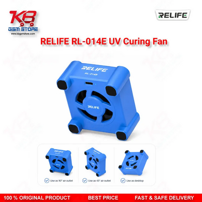 RELIFE RL-014E UV Curing Fan – 3-in-1 UV Curing, Smoke Exhaust & Cooling Tool