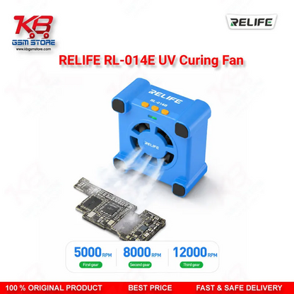 RELIFE RL-014E UV Curing Fan – 3-in-1 UV Curing, Smoke Exhaust & Cooling Tool