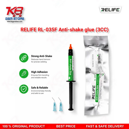 RELIFE RL-035F Camera Anti-Shake Glue 3CC — UV Curing Adhesive for Mobile Camera & PCB Repair
