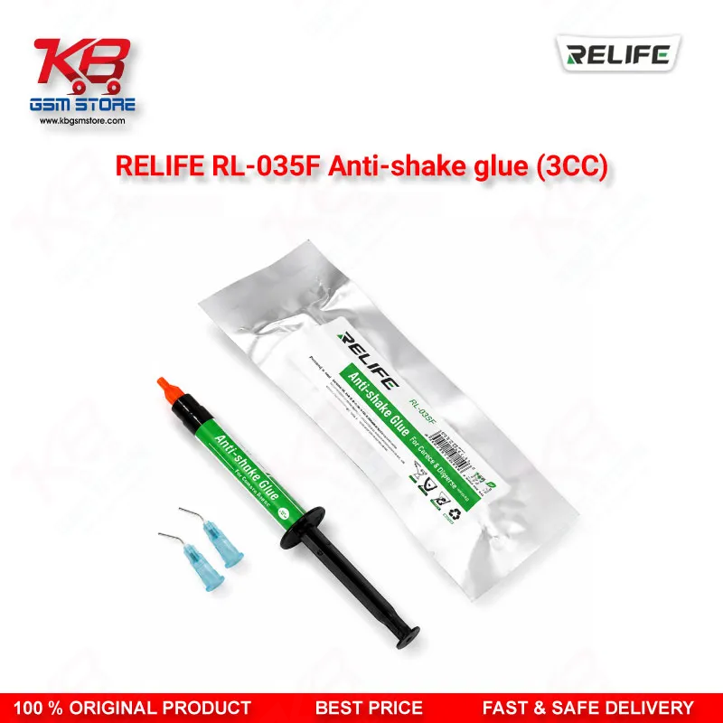 RELIFE RL-035F Camera Anti-Shake Glue 3CC — UV Curing Adhesive for Mobile Camera & PCB Repair