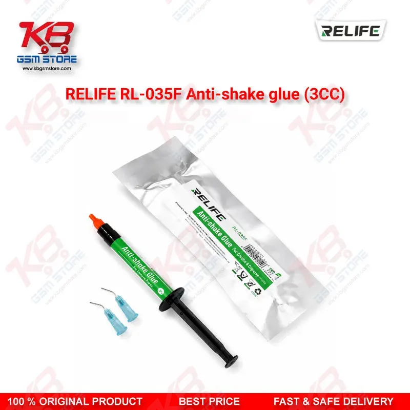 RELIFE RL-035F Camera Anti-Shake Glue 3CC — UV Curing Adhesive for Mobile Camera & PCB Repair