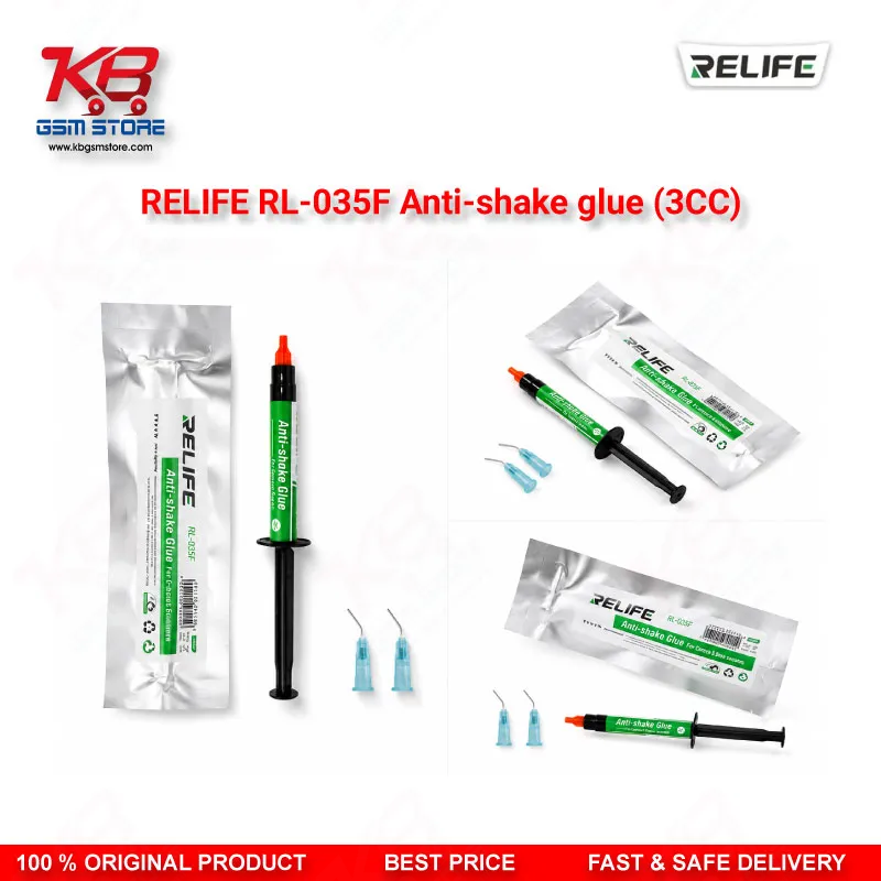 RELIFE RL-035F Camera Anti-Shake Glue 3CC — UV Curing Adhesive for Mobile Camera & PCB Repair