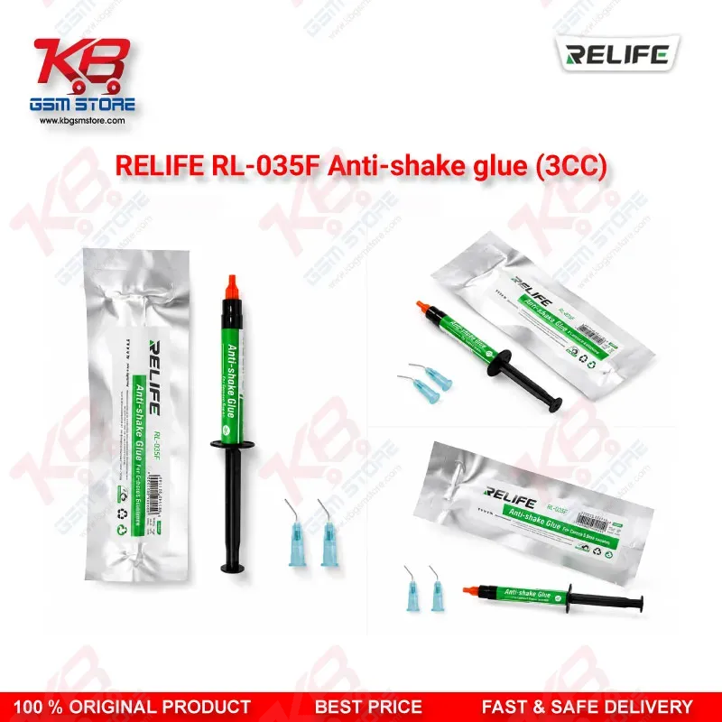 RELIFE RL-035F Camera Anti-Shake Glue 3CC — UV Curing Adhesive for Mobile Camera & PCB Repair