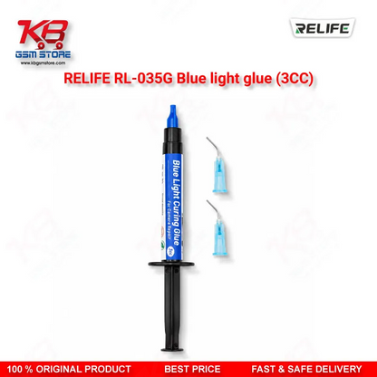RELIFE RL-035G Blue Light Glue (3CC) – UV Curing Adhesive for Camera Lens Repair